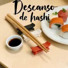 Kit Descanso para Hashi Estilo Japonês Apoio Decorativo para Sushi e Mesa Oriental