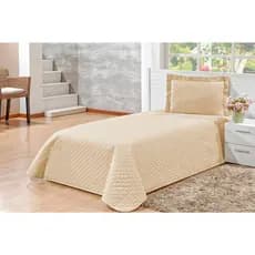 Kit Colcha Cobre Leito Solteiro Infantil 02 Peças Jogo Cama Ultrassônico Menino Menina Kaique