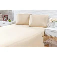 Jogo de Cama Lençol com Elástico 4 Peças CASAL, QUEEN, KING de Cima Sobrelençol Micropercal 170 Fios