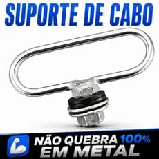 Guia Suporte Passa Cabo Velocímetro Freio Cg Titan Fan 125 150 160 Metal