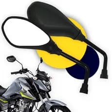 Par Espelho Retrovisor Antirreflexo Mini Bmw Gs F800 Honda Cg Titan Fan Start 125 150 160