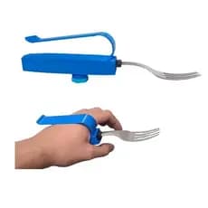 Suporte Adaptador de Colher Garfo Lápis Para Pessoas com Deficiência Idosos Parkinson 3D