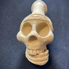 Apito / Assobio Asteca Ancestral - Réplica Impressão 3D
