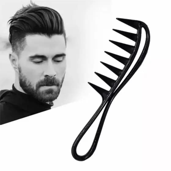 Pente Blindado de Plástico Reforçado Para Penteado Quiff Dimil