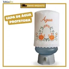Capa Protetora Para Galão de Água Bordada Flora 20 Litros Envio Imediato