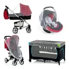 Mosquiteiro Universal Portátil Carrinho berço bebe Conforto cadeirinha de carro Envio Imediato