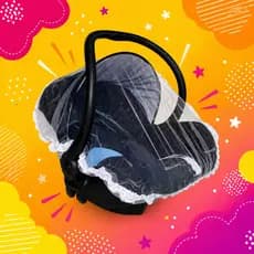 Mosquiteiro Para Bebê Conforto Carro Portátil Universal Segurança do Bebê 90x50cm