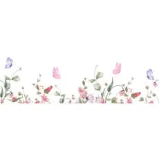 Faixa Adesiva Decoradora Passarinhos, Graminha e Borboletas – 1m x 15cm