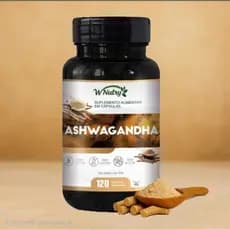 Ashwagandha 100% Natural -120 Cápsulas 500mg
