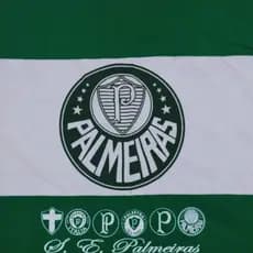 Bandeira Do PALMEIRAS - Grande 1,00x1,50 cm Pronta Entrega Torcida Bandeira Verde e Branca