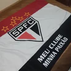 Bandeira Do SAO PAULO - Grande 1,00x1,50 cm Pronta Entrega Torcida Tricolor