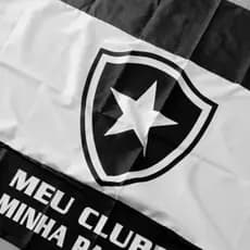 Bandeira Do BOTAFOGO - Grande 1,00x1,50 cm Pronta Entrega torcida glorioso