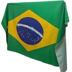 Bandeira Brasil Torcedor De Tecido 100% Poliéster 150 X 90cm