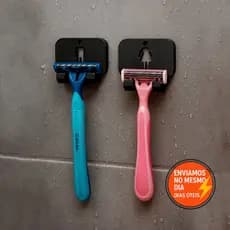 Gancho Para Prestobarba Suporte de Gilete Gillette Organizador de Banheiro Utilidade Decoração