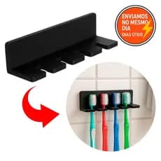 Suporte organizador para escovas de dente Gancho parede de banheiro