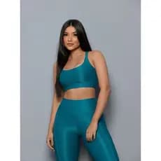Calça Legging com Bolso, Tecido Wonder Mini Canelado, Poliamida, Zero Transparência, Tamanhos P M G