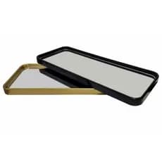 Bandejas Decorativas Espelhadas Lavabo Banheiro Sala Organizadora Multiuso