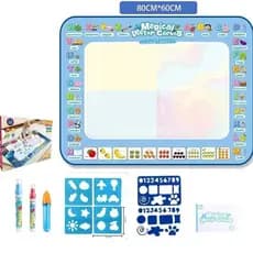 Tapete Mágico De Água Grande 150x100cm Doodle Educativo Montessori - Brinquedo De Pintura Sem Sujeira Para Crianças
