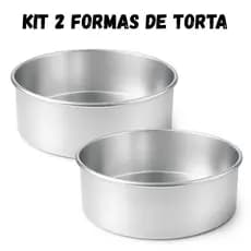 Kit Formas de Bolo Assadeira Redonda Torta Baixa Alumínio Reforçado – Alta Durabilidade | Nº 22/ 20/N18/16/14