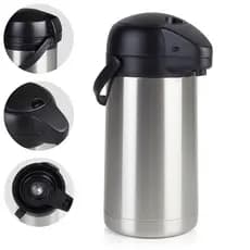 Garrafa Térmica Café Leite Chá 1,9 Litros Aço Inox Pressão