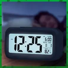 Despertador Digital Portátil Despertador com LED Despertador Luminoso Relógio Despertador Digital Despertador Pequeno