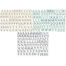DTF Têxtil Monograma, Emblema, Letra, Alfabeto, Patch Termocolante, Letras, Imagens – Alfabeto