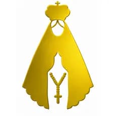Adesivo Nossa Senhora Aparecida 01 Carro Moto Notbook 11,5cm Altura