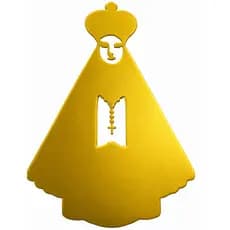 Adesivo Nossa Senhora Aparecida 04 Carro Moto Notbook 11,5cm Altura