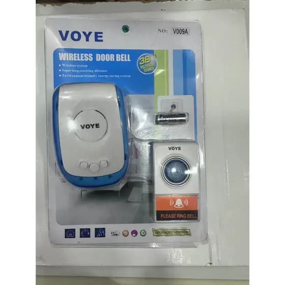 CAMPAINHA SEM FIO  ALCANCE DE 100 METROS BIVOLT 38 TOQUES Á PROVA D'ÁGUA