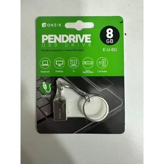 Pendrive 8GB 16GB 32GB 64GB Preto