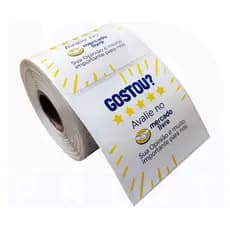 Etiqueta Avaliação Mercado Livre 6x6cm - 500un.