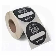 Lacre Preto De Segurança Redondo Hambúrguer Delivery