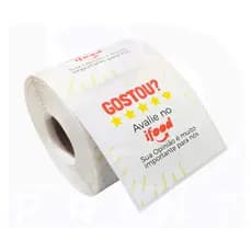 Lacre Ifood Avalie 6x6cm - Etiqueta Adesiva 500un