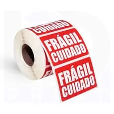 Etiquetas Cuidado Frágil 60x40 (6x4cm)