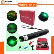 Laser Verde Forte Profissional 50km Recarregável Longa Distancia