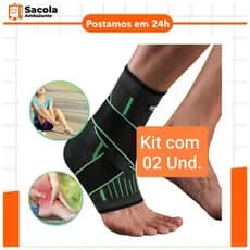 02 Tornozeleiras Ajustável Ortopédica Profissional Original a Pronta entrega