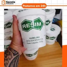 Vaselina Sólida USP Farmacêutica Tatuagem Tattoo Hidratante 800g promoção Resim.