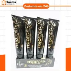 04 Pomadas FISIOFORT Premium pomada massageadora pomada para dores original promoção.