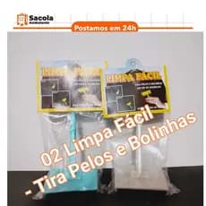 Tira pelos e bolinhas em tecidos Limpa Facil