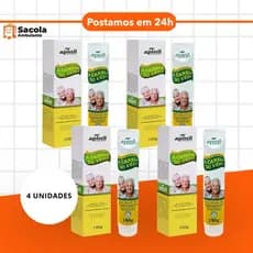 04 Pomadas Massageadora Canela do Véio Para Dores Produto Natural Original Apinil Cosméticos.