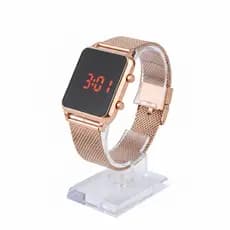 Relógio Digital Feminino LED – Design Premium, Moda Fashion, Charme e Modernidade!
