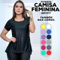 Blusa Tapa Bumbum Fitness Academia Dry Fit Tecido Respirável Tiras Cruzadas Nas Costas Manga Curta