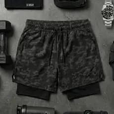 Shorts Masculino Kong para Treinos de Academia e Corrida