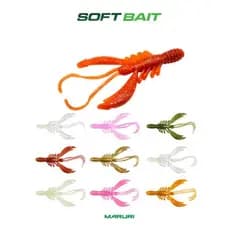 Isca Criatura Soft Traíra  Tucunare Robalo W211 5cm C/8 Unidades+BRINDE