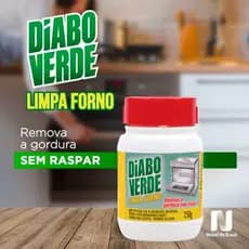 Desengordurante com Aplicador Limpa Forno Diabo Verde 250g