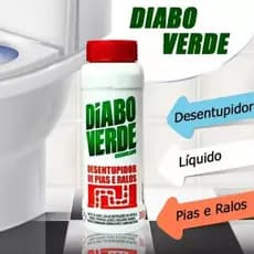 Desentupidor Granulado Diabo Verde Pia Ralo Vaso 300g