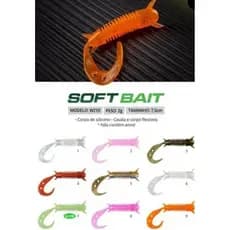 ISCA SILICONE SOFT BAIT W210 7,5CM C/8PCS + BRINDE