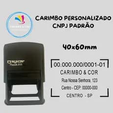 CARIMBO NYKON 355 40X60CM PAPELARIA ESCRITÓRIO CNPJ CARTÓRIO EMPRESAS, ESCOLAS