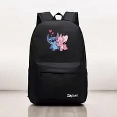 Mochila Escolar Reforçada Infantil e Adolescente Unissex Bolso Porta Garrafinha