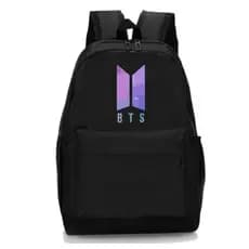 Mochila Universitária Escolar Unissex BTS Com Bolso Lateral Porta Garrafa ProvaDágua sk 04